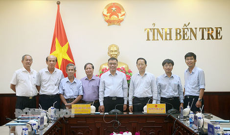 Phó chủ tịch Thường trực UBND tỉnh Nguyễn Trúc Sơn tiếp và làm việc với Hội Kiến trúc sư Việt Nam