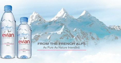 Nước khoáng Evian - tinh túy đến từ dãy Alps của nước Pháp