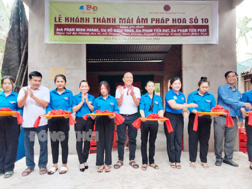 Bàn giao Mái ấm Pháp hoa số 10