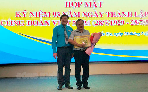Họp mặt kỷ niệm 93 năm Ngày thành lập Công đoàn Việt Nam