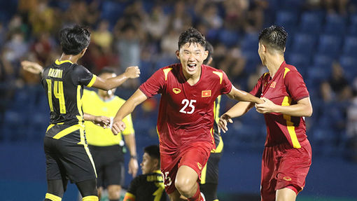 U19 Việt Nam thắng tuyệt đối U19 Thái Lan