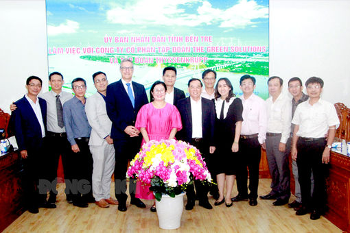Chủ tịch UBND tỉnh Trần Ngọc Tam tiếp nhà đầu tư năng lượng hydro xanh