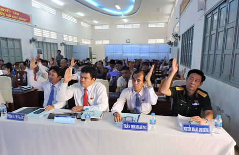 Kỳ họp thứ 7 HĐND huyện Châu Thành khoá XII, nhiệm kỳ 2021 - 2026 (kỳ họp chuyên đề)