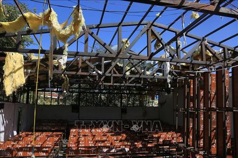 Nổ lớn phá hủy đền thờ gần trụ sở Bộ Nội vụ Afghanistan