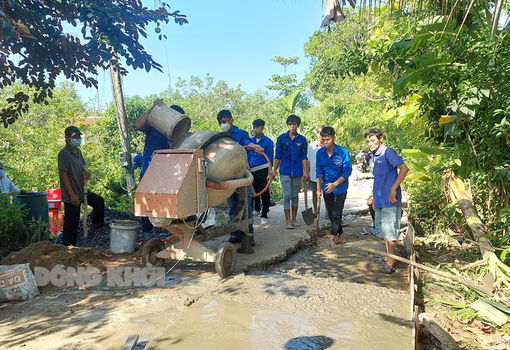 Thanh niên chung sức thay đổi diện mạo nông thôn
