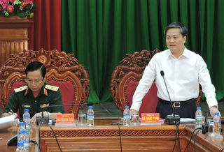 Đảng ủy Quân sự tỉnh hội nghị phiên cuối năm 2022