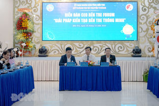 Diễn đàn CEO Bến Tre Forum “Giải pháp kiến tạo Bến Tre thông minh” Diễn đàn CEO Bến Tre Forum “Giải pháp kiến tạo Bến Tre thông minh”