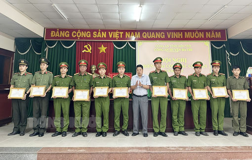 Công an huyện Ba Tri triển khai công tác năm 2023