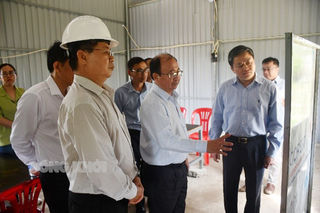 Khẩn trương hoàn thành Dự án Đầu tư xây dựng cơ sở hạ tầng khu tái định cư phục vụ Khu công nghiệp Phú Thuận
