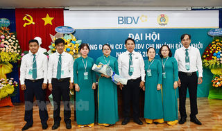 Công đoàn Ngân hàng TMCP Đầu tư và Phát triển Việt Nam Chi nhánh Đồng Khởi đại hội nhiệm kỳ 2023 - 2028