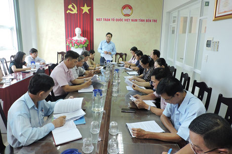 MTTQ Việt Nam tỉnh họp dư luận xã hội tháng 3-2023