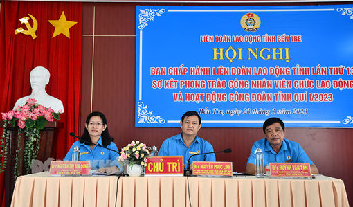 Sơ kết phong trào công nhân viên chức lao động và hoạt động công đoàn quý I-2023