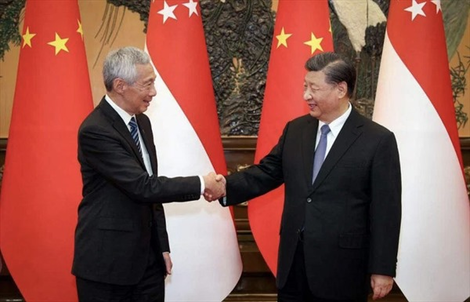 Trung Quốc và Singapore thiết lập quan hệ Đối tác toàn diện chất lượng cao hướng tới tương lai