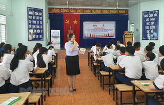 Tổng kết chuỗi hoạt động văn hóa đọc cho đoàn viên, học sinh huyện Giồng Trôm
