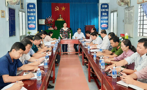 Ban Dân vận Tỉnh ủy kiểm tra việc thực hiện Nghị quyết số 25-NQ/TW tại Mỏ Cày Nam