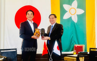 Chủ tịch UBND tỉnh Trần Ngọc Tam thăm, làm việc tại tỉnh Ehime, Nhật Bản