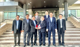 Chủ tịch UBND tỉnh Bến Tre Trần Ngọc Tam thăm và làm việc với Công ty Tact Noda (Nhật Bản)