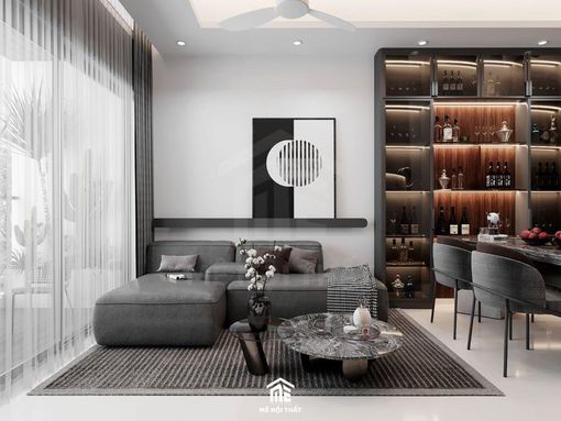 Mẫu thiết kế nội thất chung cư 65m2 đẹp, tối ưu diện tích Mẫu thiết kế nội thất chung cư 65m2 đẹp, tối ưu diện tích