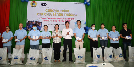 Chương trình CEP chia sẻ yêu thương - cùng công nhân và người lao động