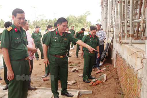 Bộ Tư lệnh Quân khu 9 kiểm tra công tác xây dựng cơ bản tại tỉnh Bộ Tư lệnh Quân khu 9 kiểm tra công tác xây dựng cơ bản tại tỉnh