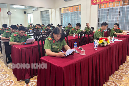 Khai mạc kiểm tra chất lượng Cảnh sát khu vực năm 2023