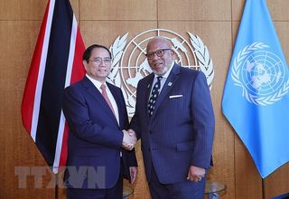 Thủ tướng gặp Chủ tịch Đại Hội đồng Liên hợp quốc khóa 78