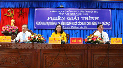 Giải trình về nguyên nhân tụt giảm các chỉ số liên quan đến cải cách hành chính và giải pháp khắc phục