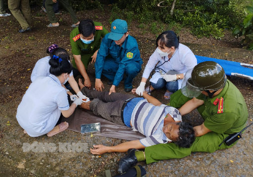 Xã Phú Khánh diễn tập phòng chống thiên tai, tìm kiếm cứu nạn năm 2023