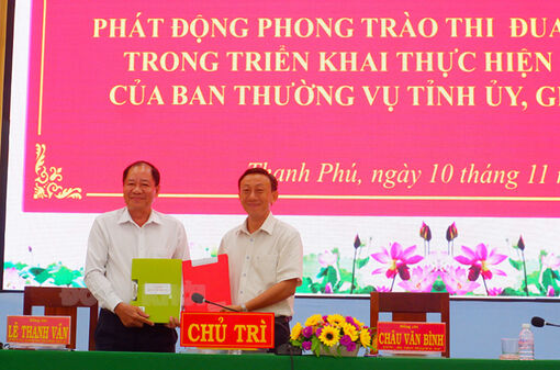 Phát động phong trào thi đua “Đồng khởi mới” trong triển khai thực hiện Chỉ thị số 16-CT/TU