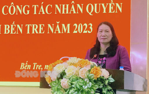 Hội nghị tập huấn công tác nhân quyền tỉnh Bến Tre năm 2023