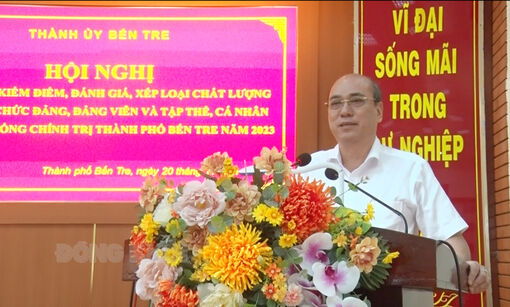 TP. Bến Tre triển khai kiểm điểm, đánh giá, xếp loại chất lượng tổ chức đảng, đảng viên năm 2023