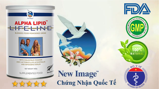 Sữa non Alpha Lipid Lifeline - Sản phẩm chăm sóc sức khỏe được Bộ Y tế cấp phép lưu hành