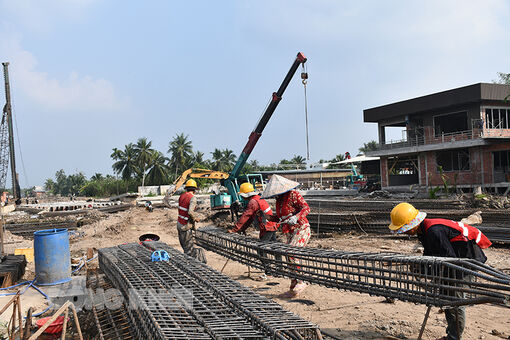 Đẩy nhanh tiến độ đoạn 2 Đại lộ Đông - Tây TP. Bến Tre