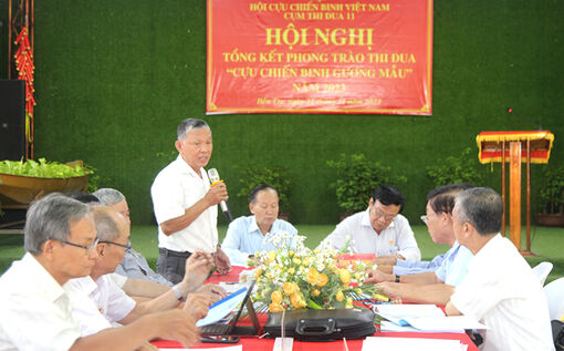 Hội nghị tổng kết phong trào thi đua “Cựu chiến binh gương mẫu” năm 2023 - Cụm thi đua số 11 Hội Cựu chiến binh Việt Nam