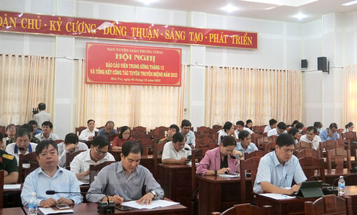 Hội nghị báo cáo viên trực tuyến toàn quốc tháng 12-2023