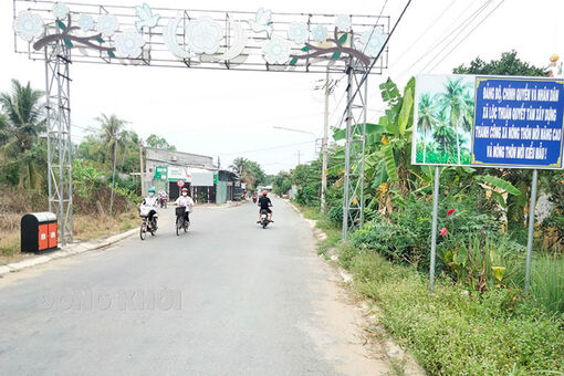 Lộc Thuận về đích xã nông thôn mới nâng cao