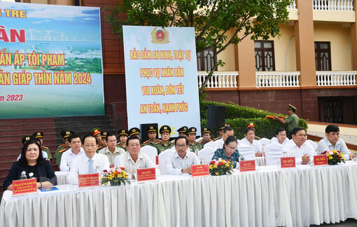 Ra quân tấn công, trấn áp tội phạm, bảo đảm an ninh, trật tự Tết Nguyên đán Giáp Thìn 2024