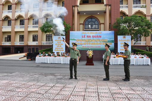 Đồng loạt ra quân thực hiện cao điểm đảm bảo an ninh trật tự Tết Giáp Thìn 2024