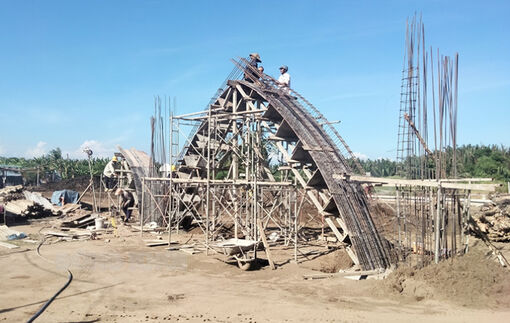 Bình Đại triển khai nhiều công trình chào mừng năm 2024