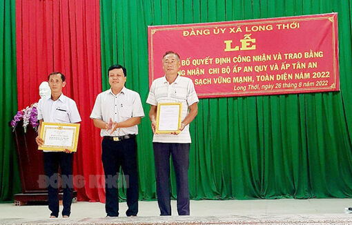 Nhìn lại kết quả xây dựng chi bộ ấp, khu phố trong sạch, vững mạnh toàn diện năm 2023