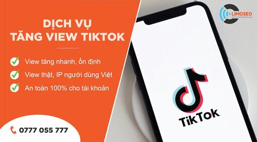 Dịch vụ tăng view Tiktok Limoseo, giá tăng view Tiktok