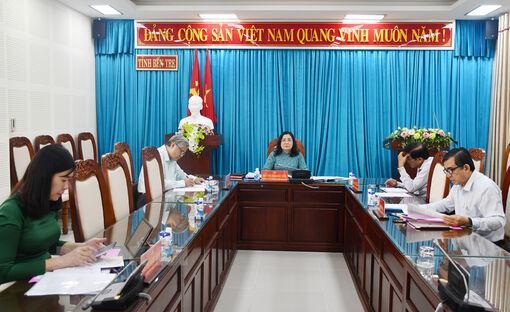 Hội nghị trực tuyến giao ban công tác năm 2023 với Thường trực Ban Bí thư