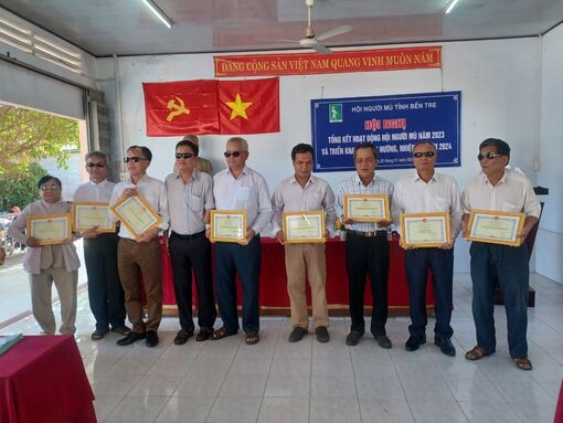 Hội Người mù tỉnh tổng kết hoạt động năm 2023