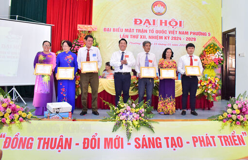 Rút kinh nghiệm Đại hội đại biểu MTTQ Việt Nam Phường 5, nhiệm kỳ 2024 - 2029