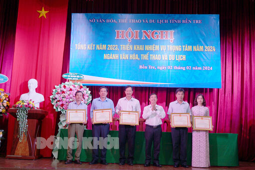 Hội nghị tổng kết năm 2023 và triển khai nhiệm vụ trọng tâm ngành văn hóa, thể thao và du lịch năm 2024
