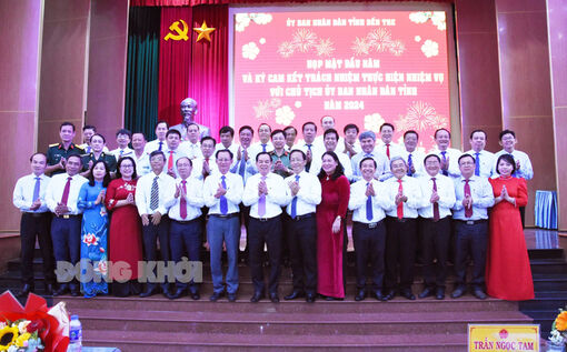 Ký cam kết trách nhiệm thực hiện nhiệm vụ với Chủ tịch UBND tỉnh năm 2024