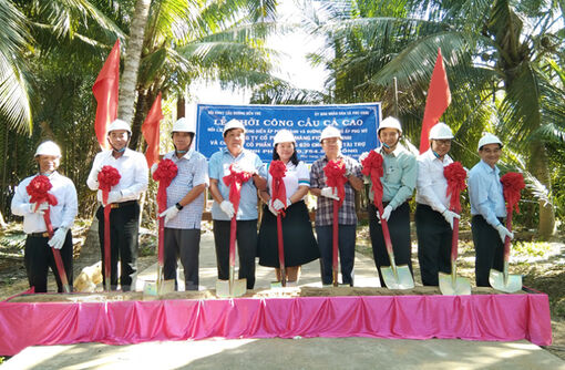 Bình Đại khởi công xây dựng cầu Cả Cao