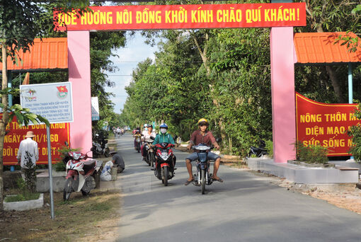 Mỏ Cày Nam quyết tâm về đích huyện nông thôn mới năm 2024