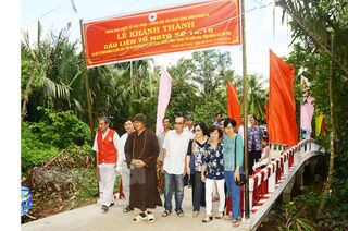 Ủy ban MTTQ Việt Nam thị trấn Phước Mỹ Trung tích cực vận động, tập hợp các tầng lớp nhân dân
