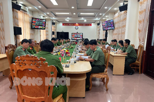 Tổng kết cao điểm tấn công, trấn áp tội phạm, bảo đảm an ninh, trật tự Tết Nguyên đán Giáp Thìn 2024